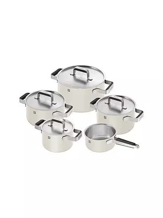ZWILLING | Batterie de cuisine - Set 5 pièces PURE Inox / Vert | creme
